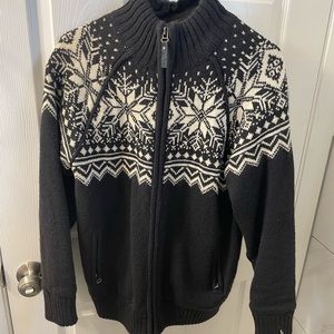 Icewear Mens Scandinavian Wool Zip Sweater (Snaebjorn)